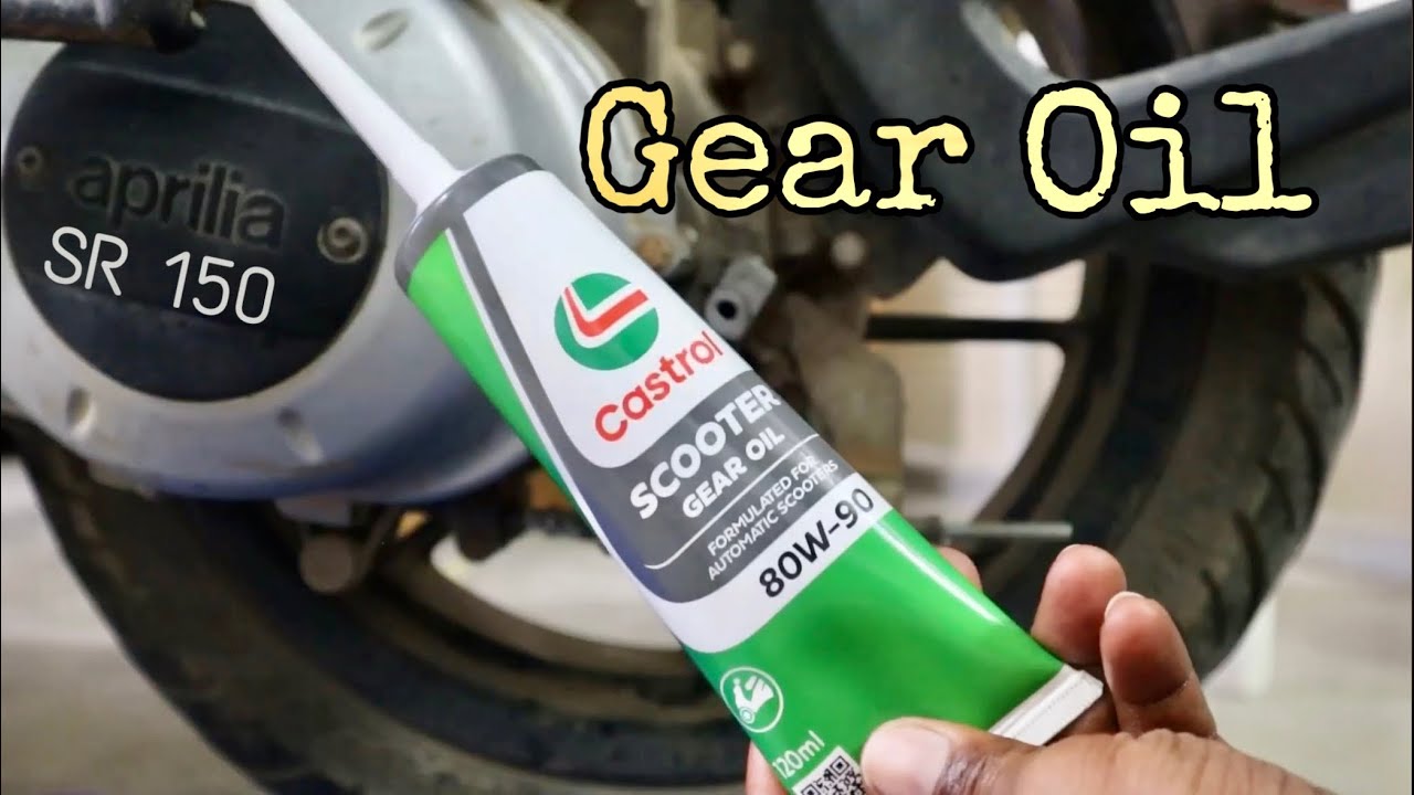 Gear oil change on the Aprilia SR 150
