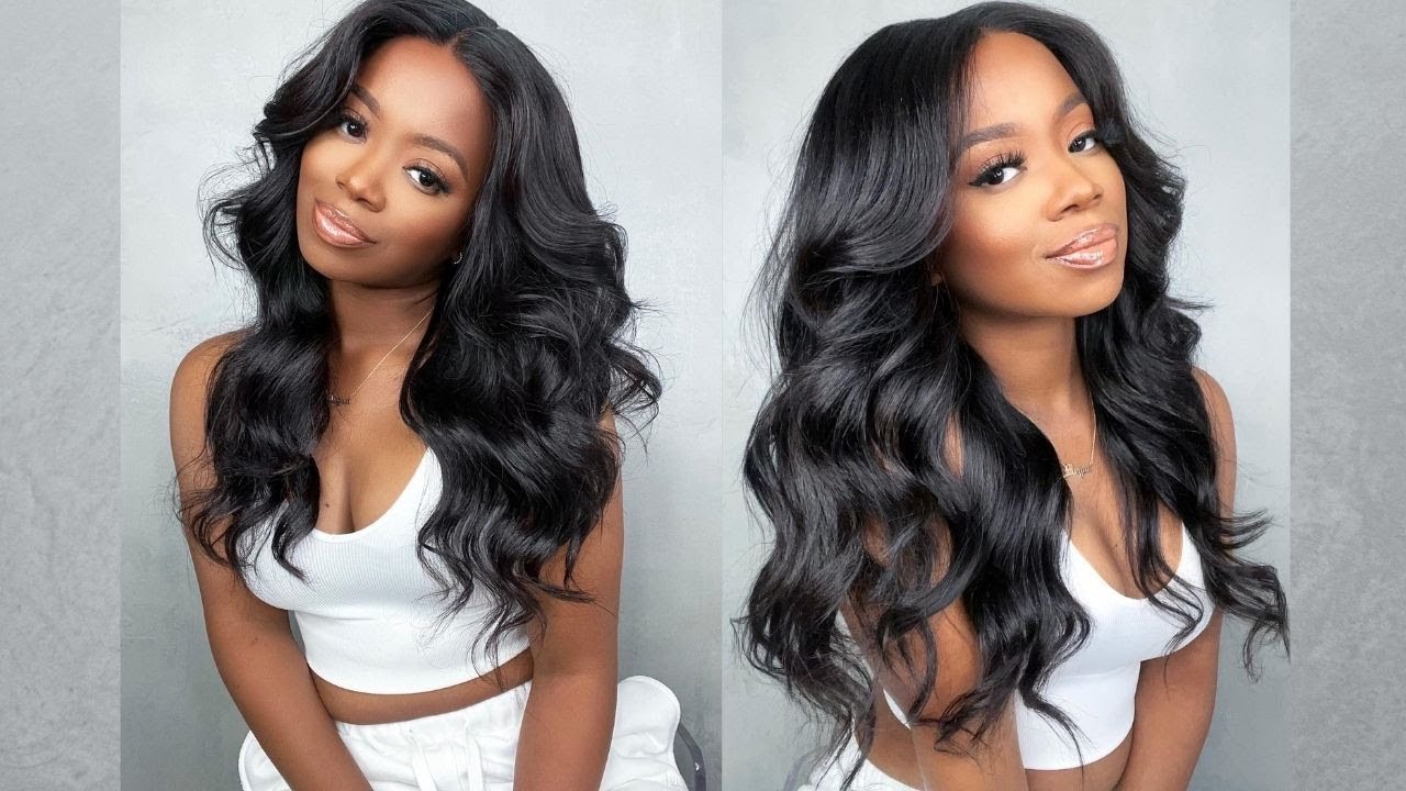The Perfect GLUELESS WIG To Save Your Edges | Layering Curling Tutorial &  Review