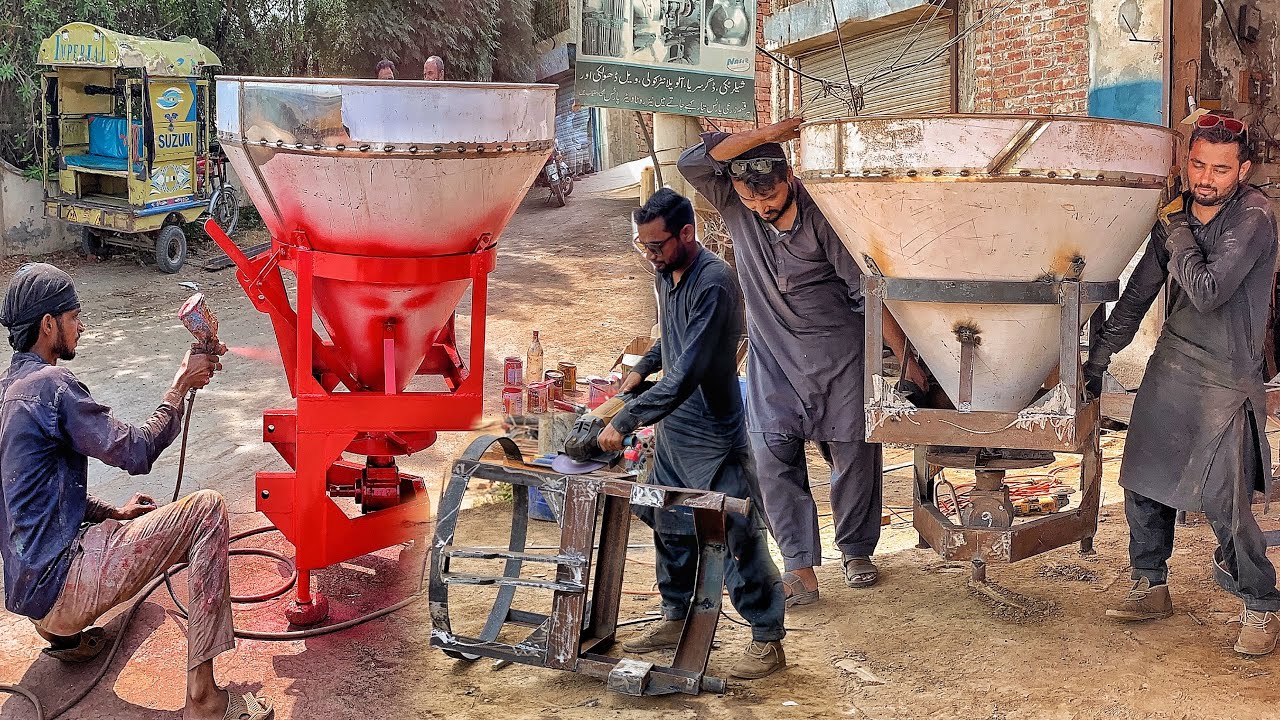How to Make a Fertilizer Spreader | Handmade Fertilizer Spreader are Made in Factory