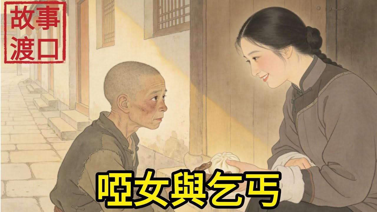 15歲啞女被賣入青樓，每日將殘羹剩飯送給街邊小乞丐。五年後，首富直入青樓要給啞女贖身求娶，娶親當天才知首富就是當年乞丐。#民間故事#善有善報#爲人處世#故事分享