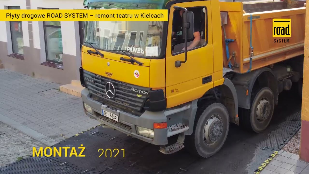 ROAD SYSTEM płyty drogowe z tworzywa, tymczasowa droga dojazdowa
