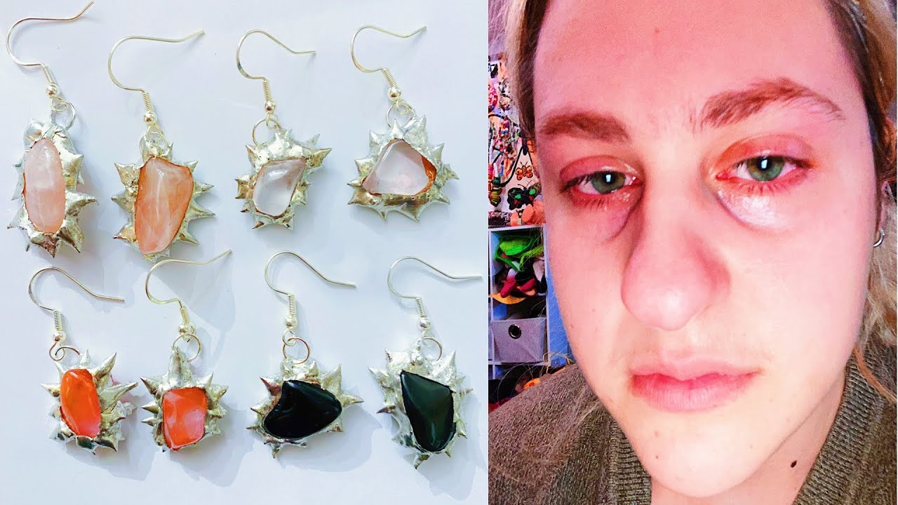 make jewelry with me! i also broke my laptop, happy vlogmas