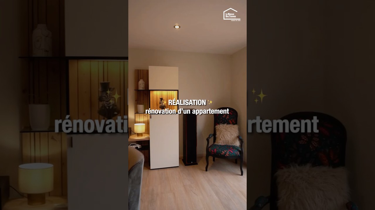 R&eacute;alisation : r&eacute;novation compl&egrave;te d'un appartement &agrave; Morbier !