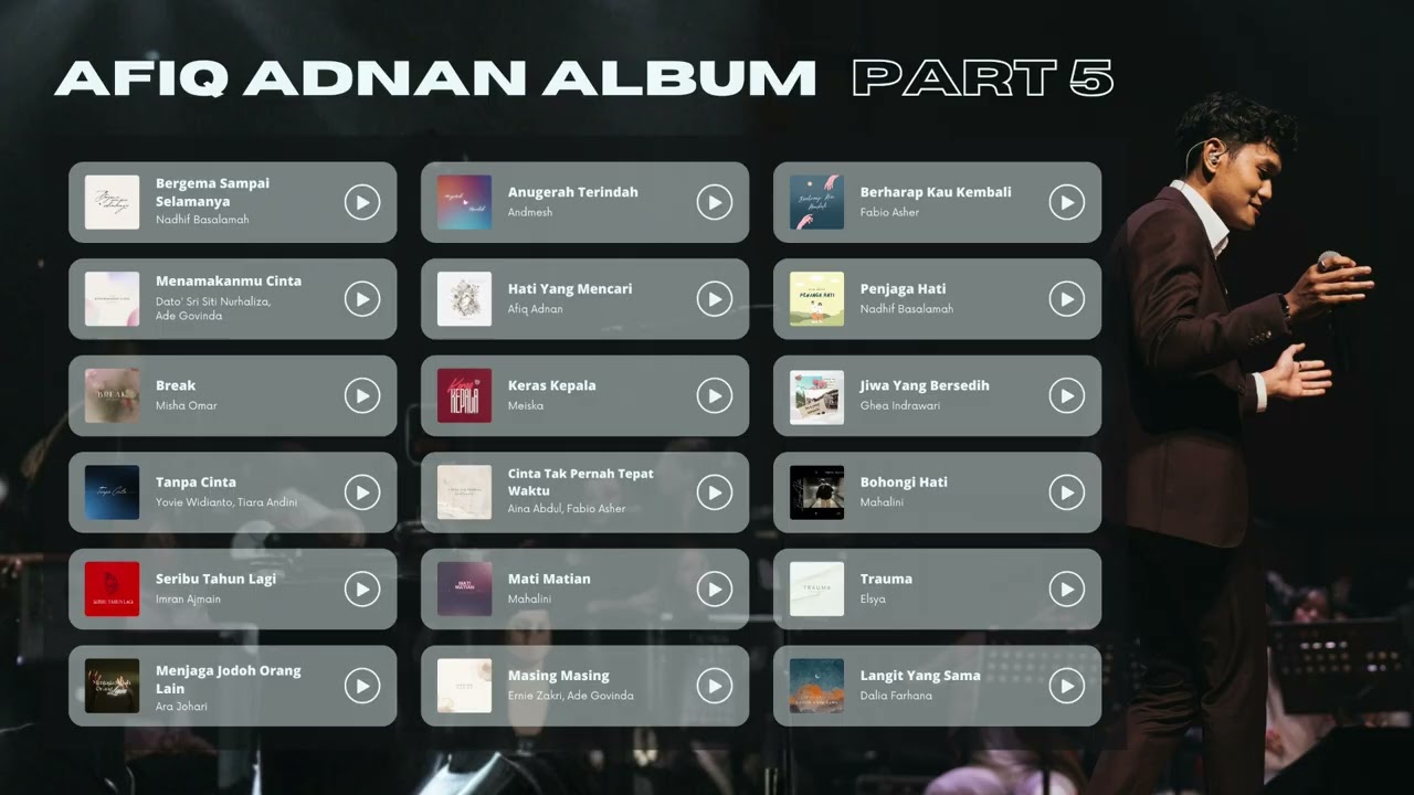 Afiq Adnan Playlist Album | PART 5