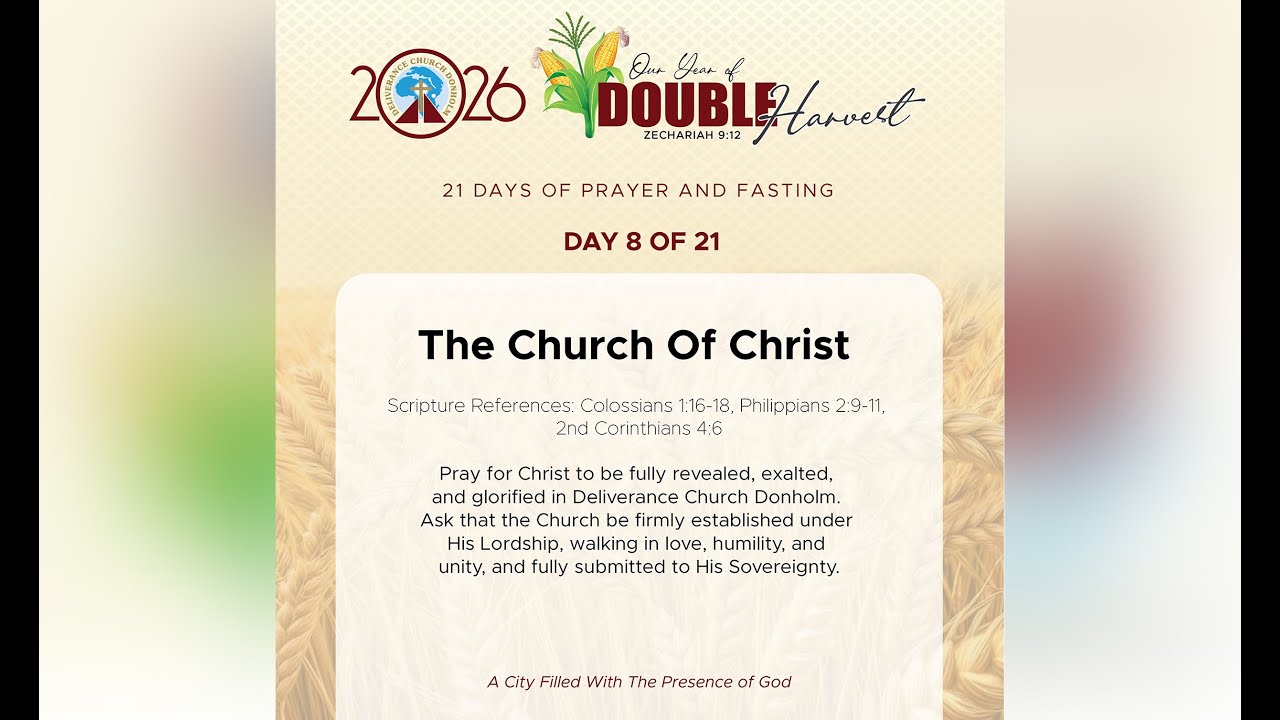 WK 2{Day 8}  || 21 Day Prayer and Fasting || The Church of Christ