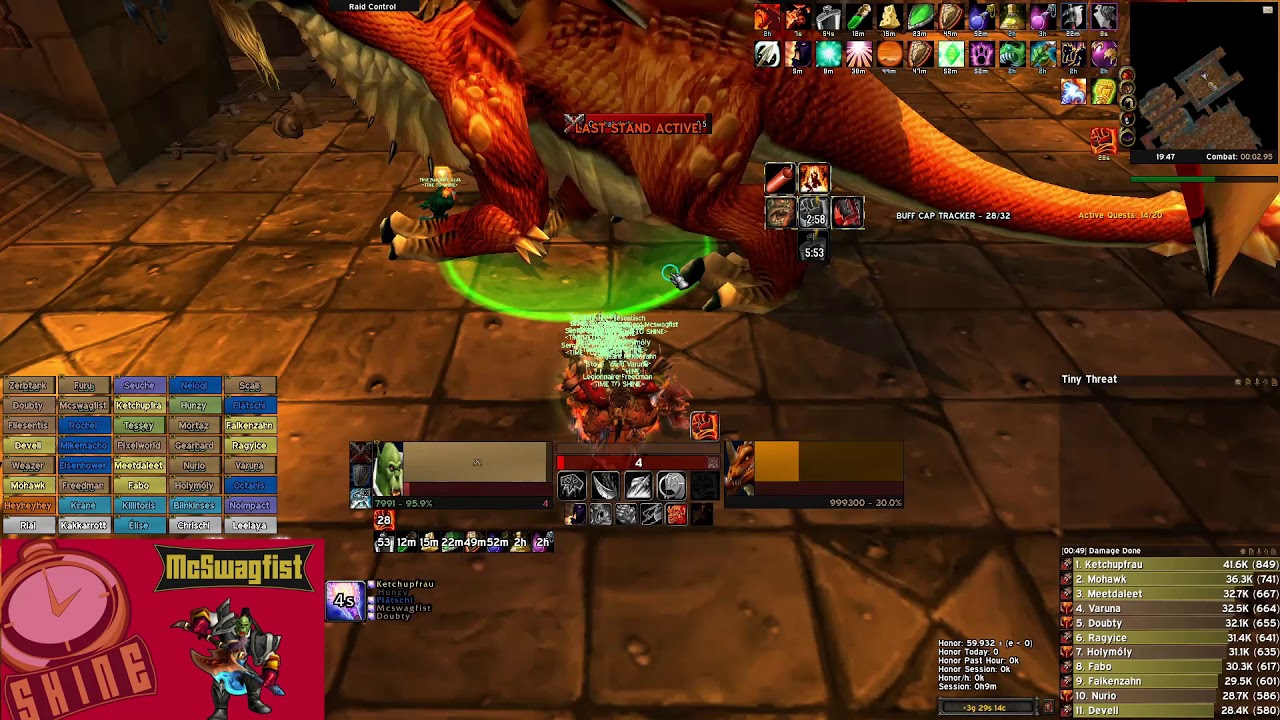 WoW Classic - TIME TO SHINE - Patchwerk (EU) 26:57 BWL Speedrun