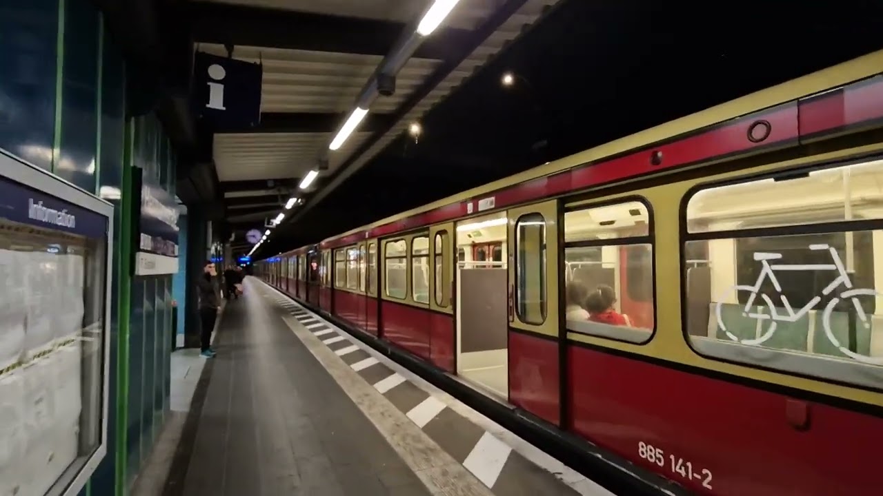 Ein Anblick, den du leider nie mehr erleben wirst. S-Bahn Berlin, BR 485 in Hermannstraße