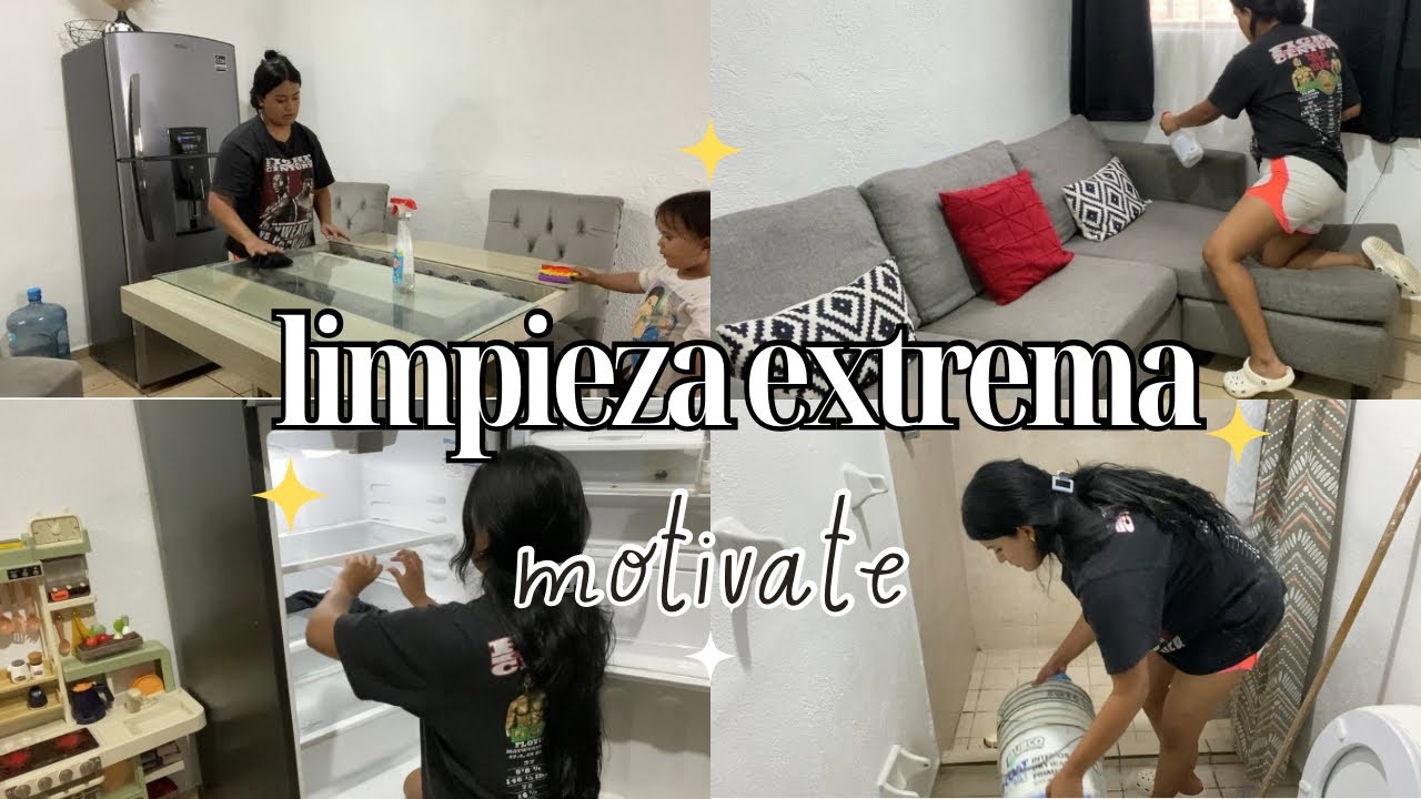 Limpieza extrema de mi casa 🏠 ✅🧹✨🧼MOTIVATE