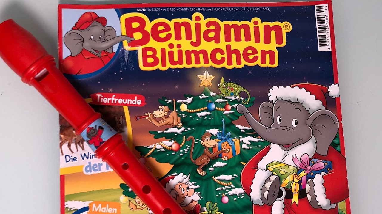 Benjamin Blümchen Magazin Nr 12 mit Flöte