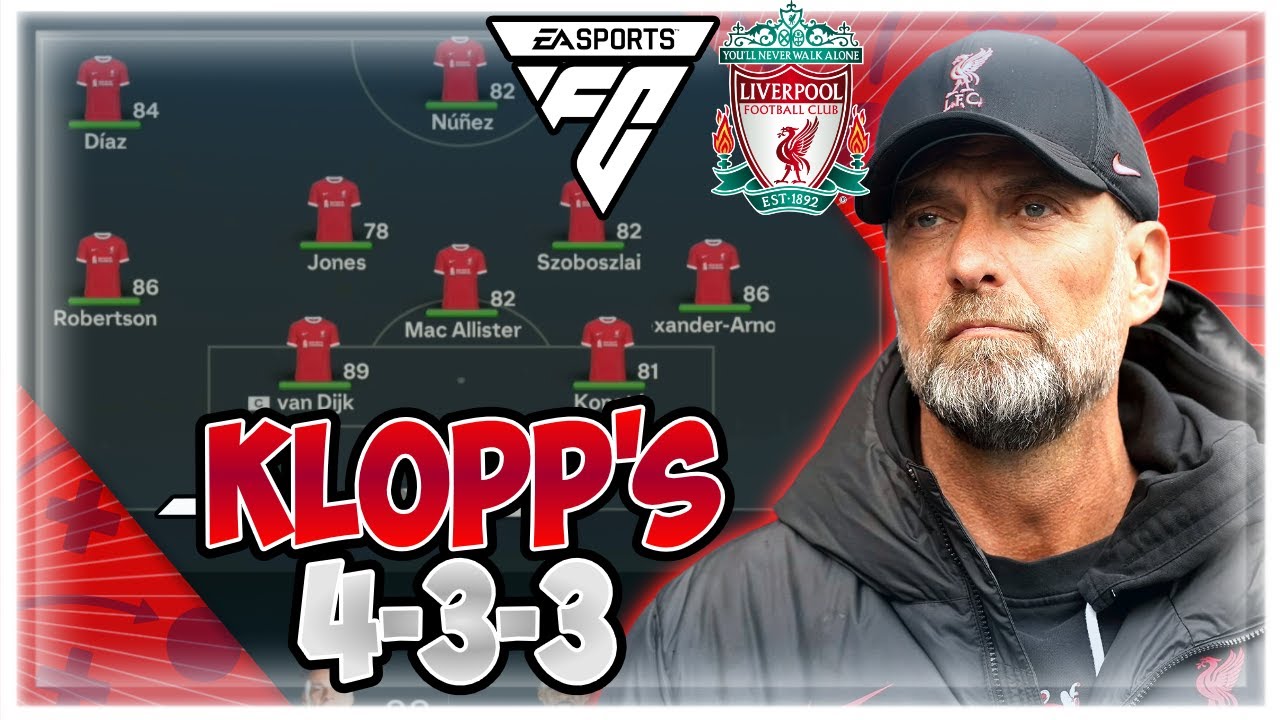 Повторите тактику Юргена Клоппа в «Ливерпуле» в FC24