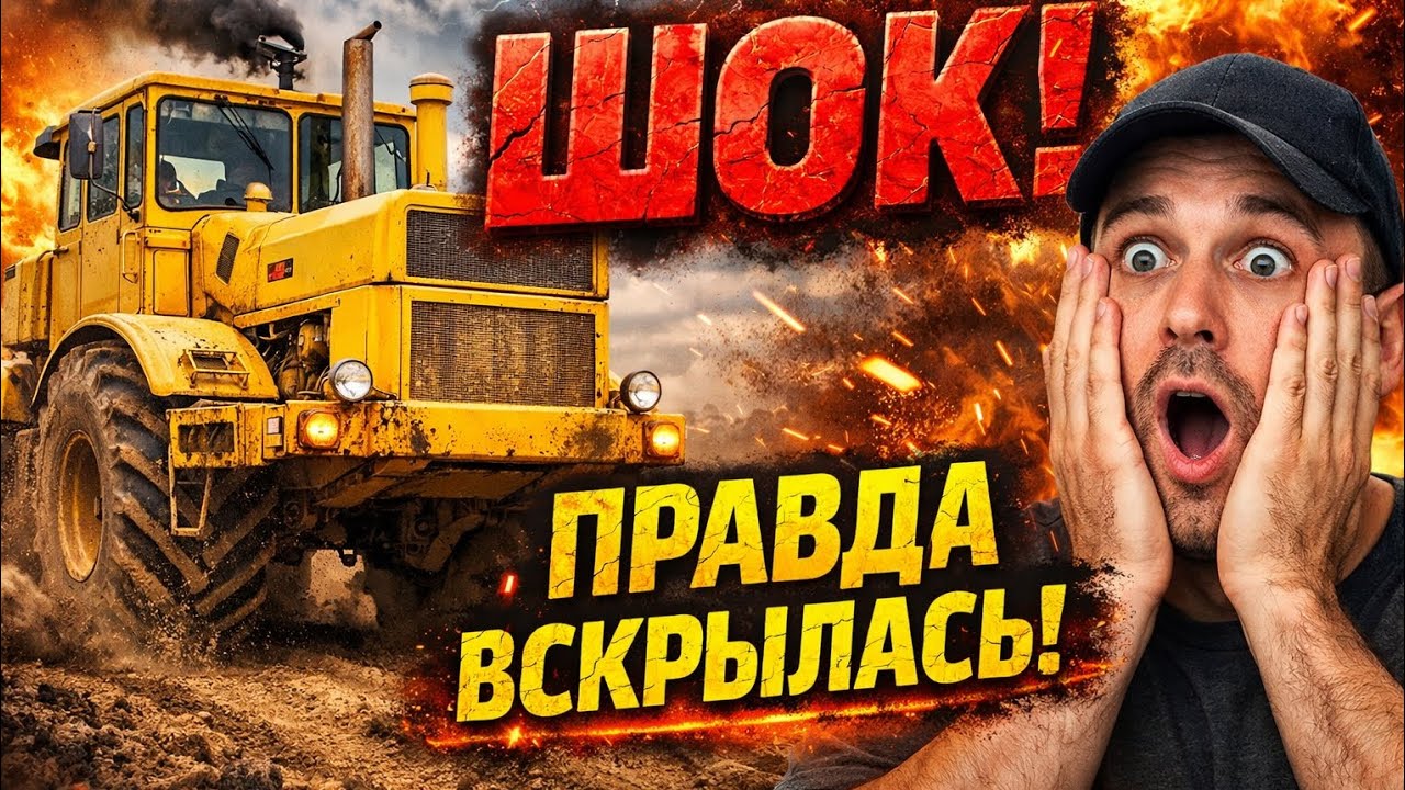ЭТОТ ТРАКТОР ШОКИРОВАЛ ВЕСЬ МИР! Легендарный К-700, о котором молчали десятилетиями