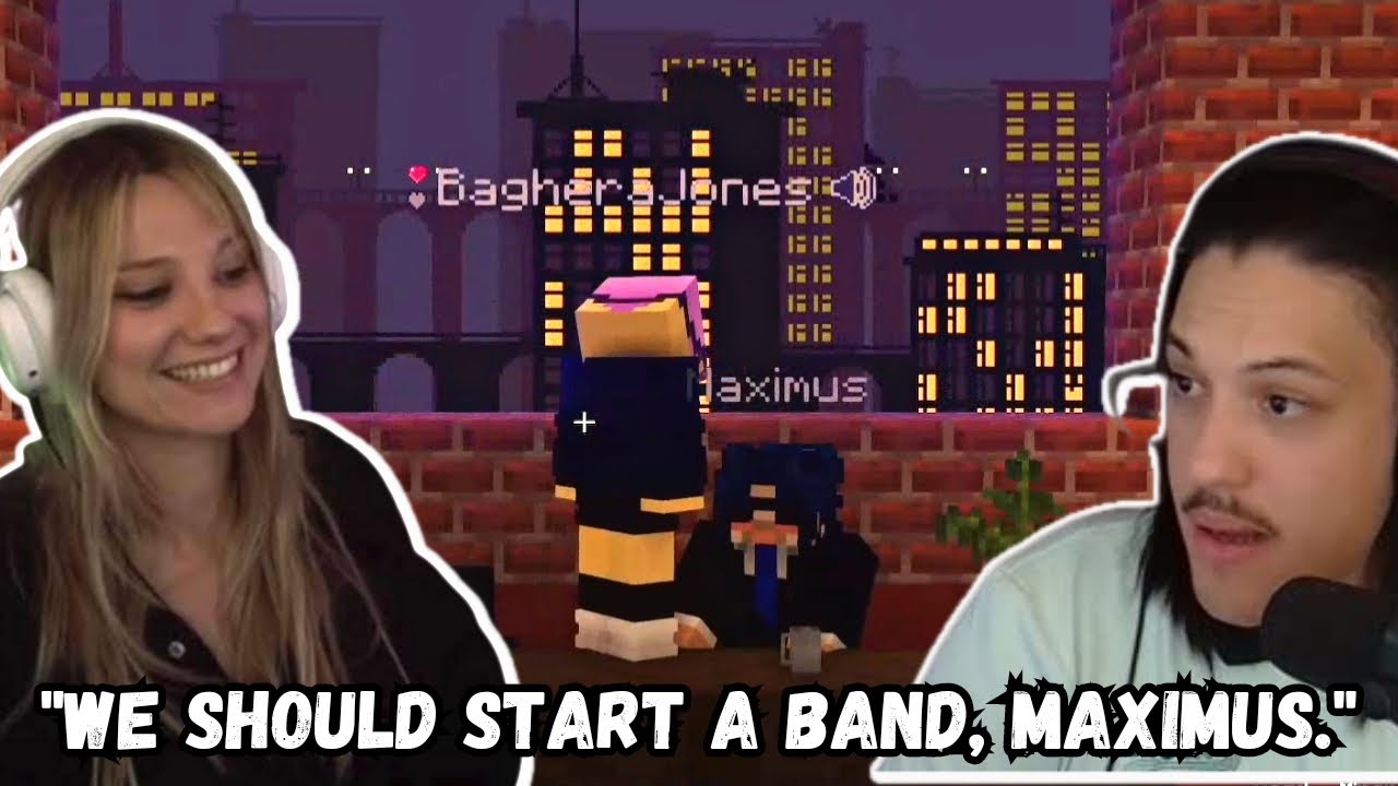 Baghera and Maximus compose a song together🎶 Baghera y Maxo componen una canción juntos #qsmp