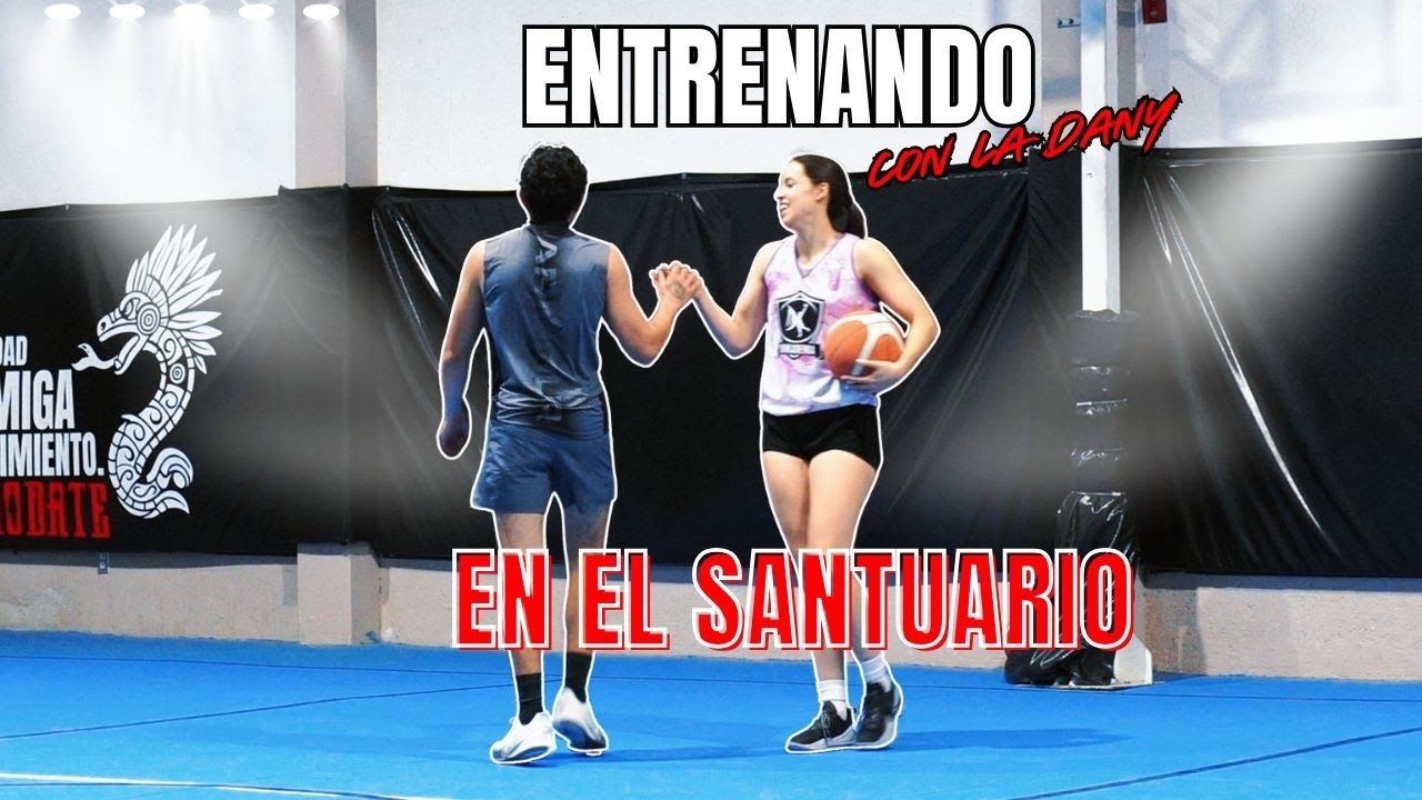 tirando triples con la Dani