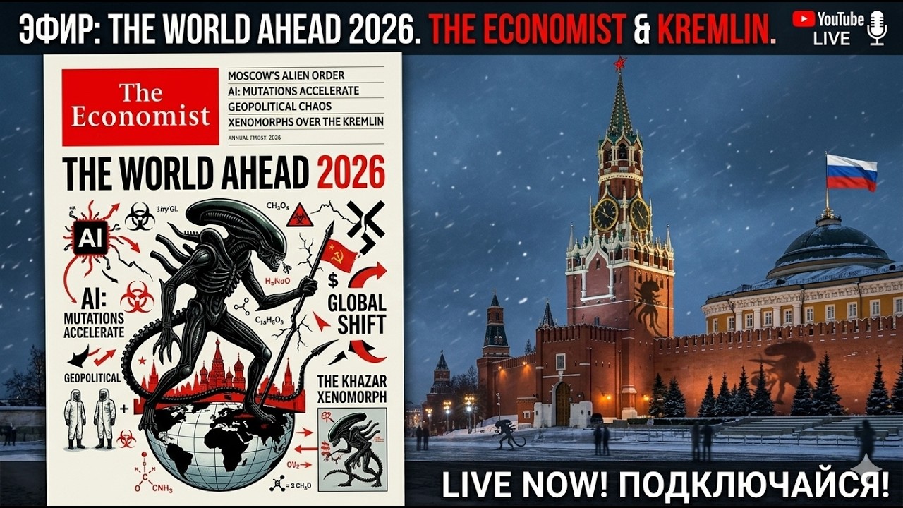 IMPORTANT BROADCAST - RE-ASSEMBLY OF THE ECONOMIST COVER FOR 2026!
