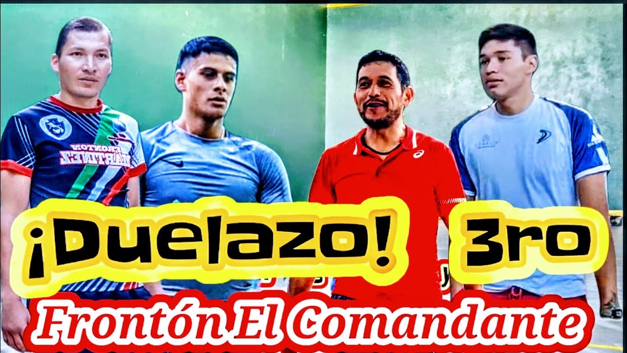 Abraham y Stitch vs Muñeco y Momito Frontón El Comandante tercer partido