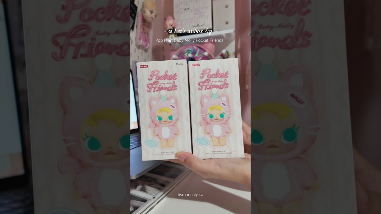 Unboxing Pop Mart Molly Pocket Friends Series #plushpendants #blindbox #blindboxopening #bagcharm