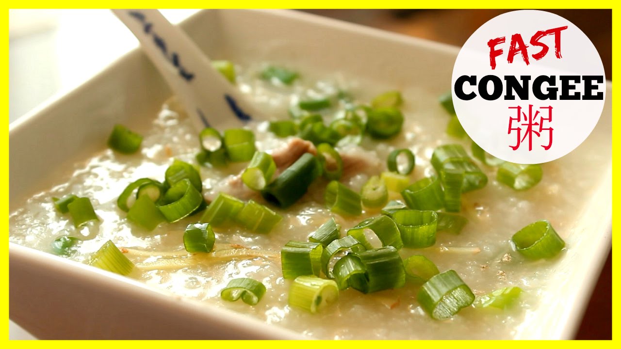 How to Make Jook - Chinese Rice Porridge (粥) Congee Fast!