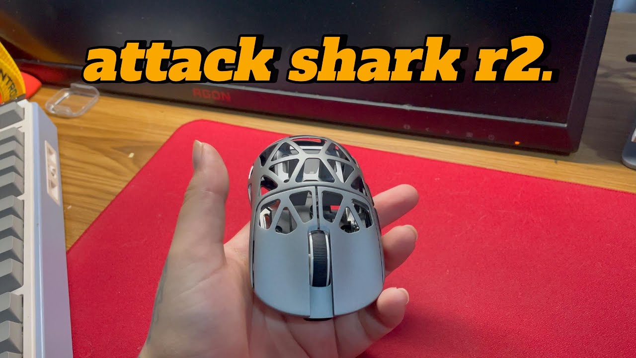 ATTACK SHARK R2 - MOUSE DE MAGNÉSIO BARATO!