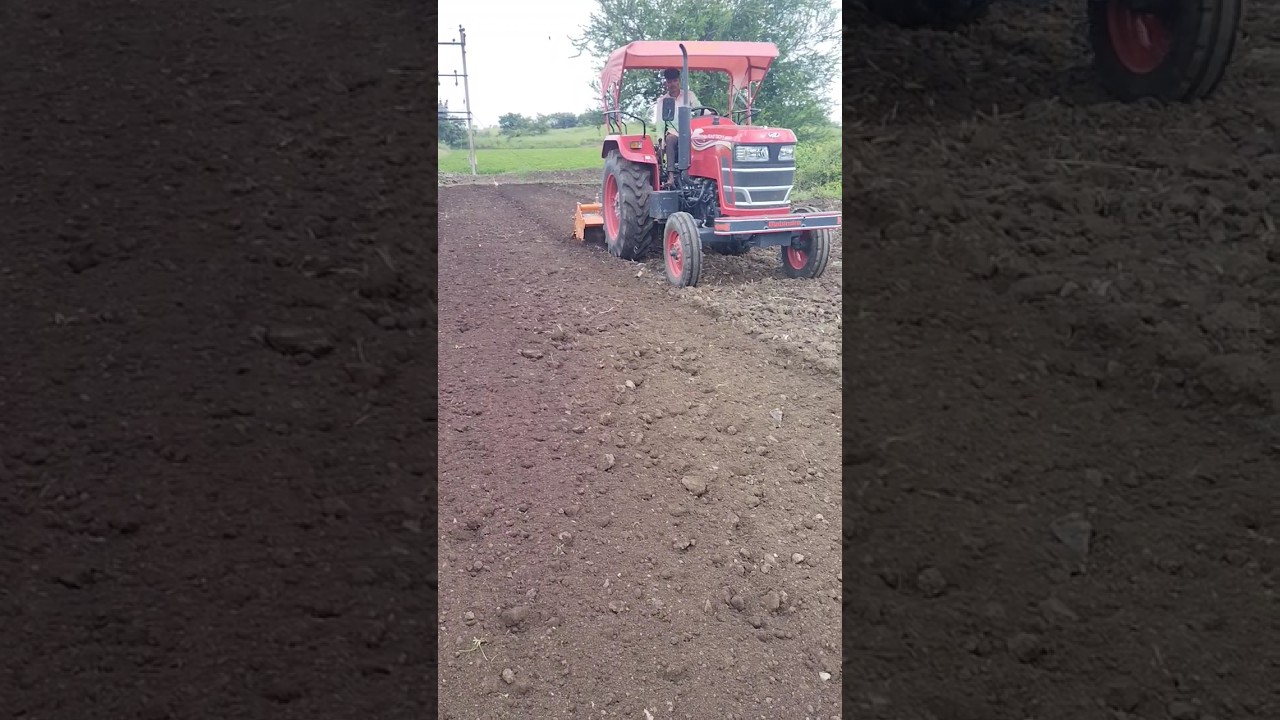 Mahindra yuvo tech plus 405 di 6 feet rotavator performance 1200 rpm