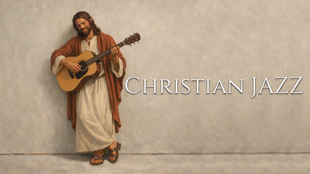Christian Cafe Jazz 🌼 Warm Bible Verse Music for Peaceful Focus