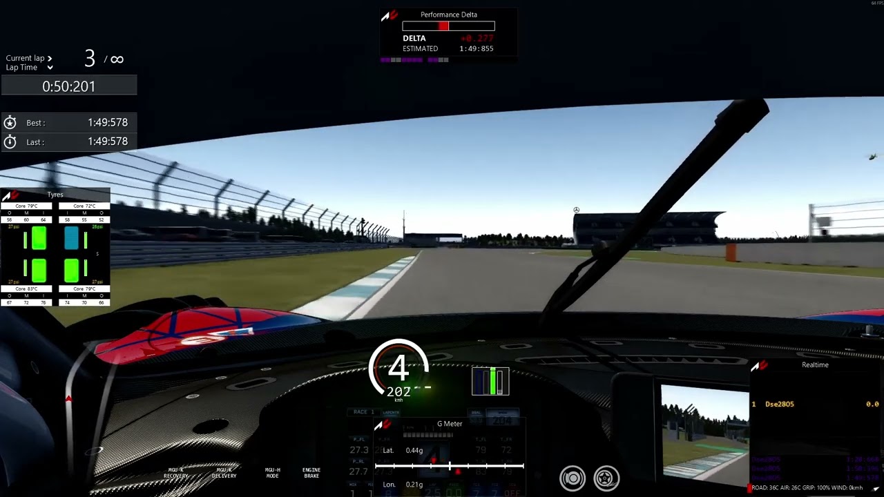 Hockenheimring test lap - Assetto Corsa
