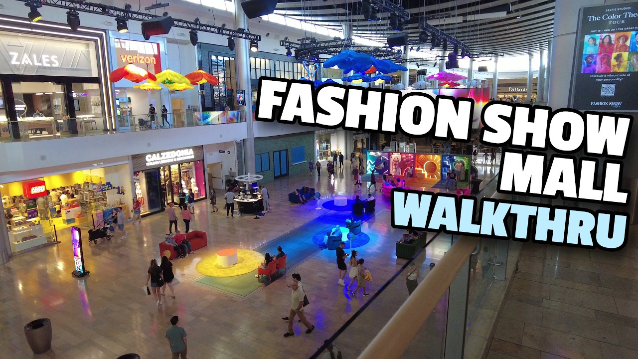 Las Vegas WalkThru — Fashion Show Mall - 4K UHD