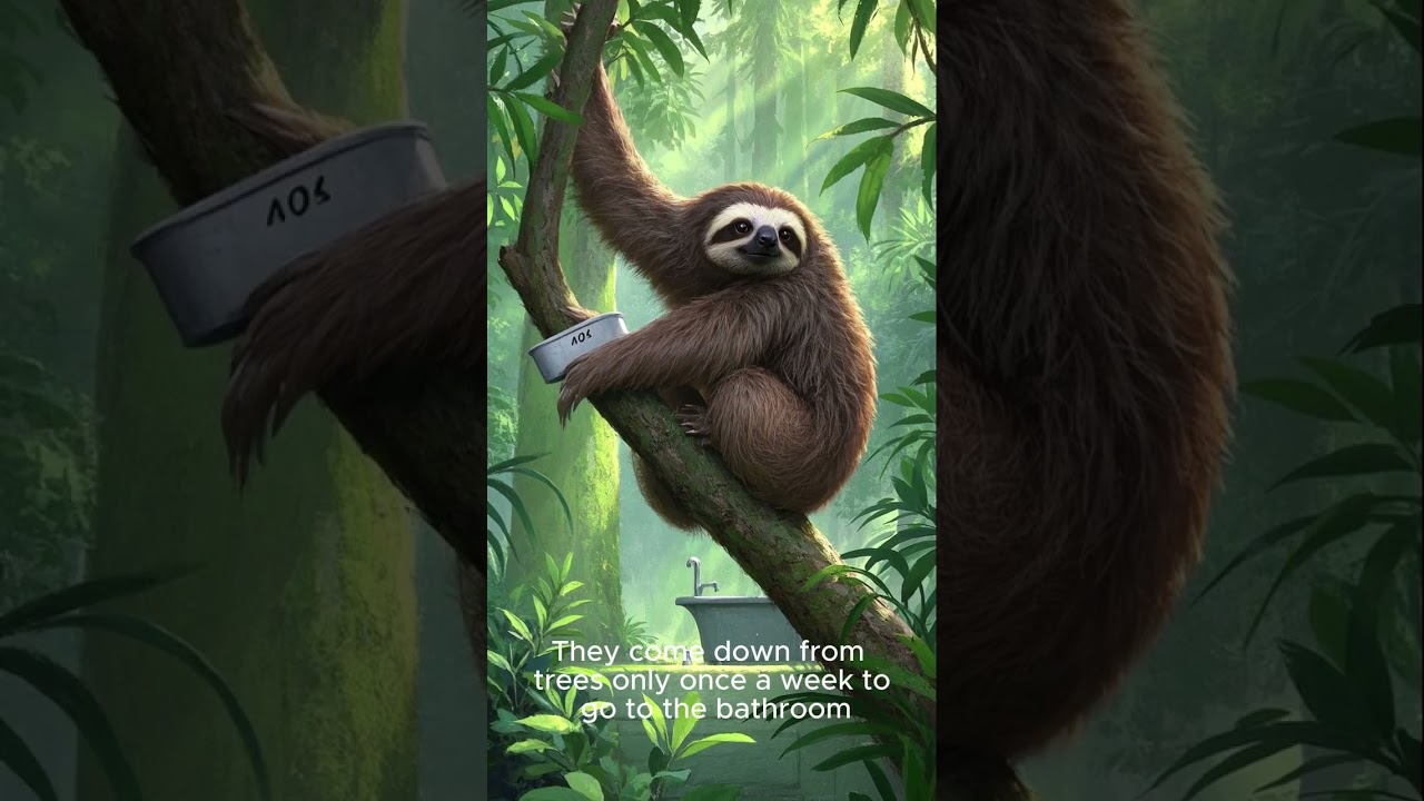 Sloth: Nature&rsquo;s Slow but Smart Survivor #animalfacts #facts #lifejesting #wildlife #animals #mammals