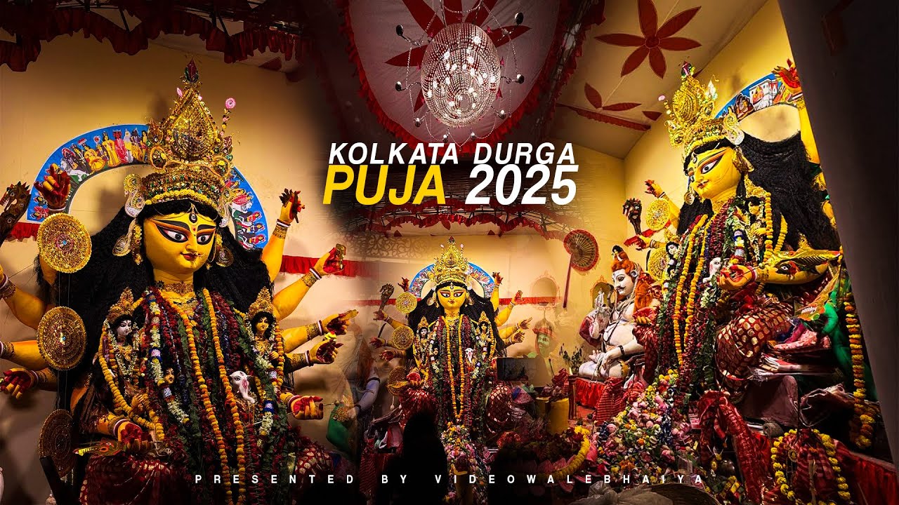 TOP 5 Kolkata Durga puja Cinematic Video | SHOT ON IPHONE | @Videowalebhaiya369