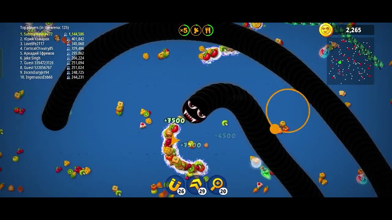 Wormzone gameplay 🪄✨ reach the score of 1 million again 🐍 saamp wala game 