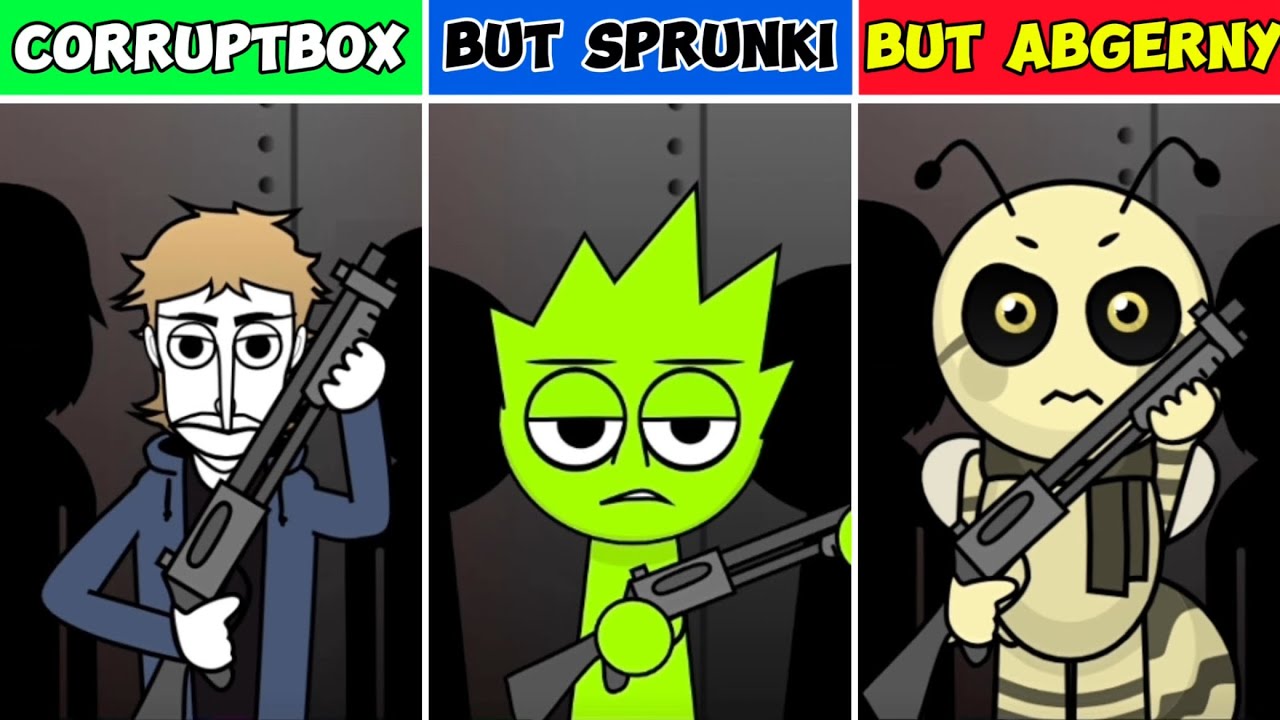 Mix of CORRUPTBOX vs CORRUPTBOX but SPRUNKI vs CORRUPTBOX but ABGERNY Monster VOICE From Incredibox!