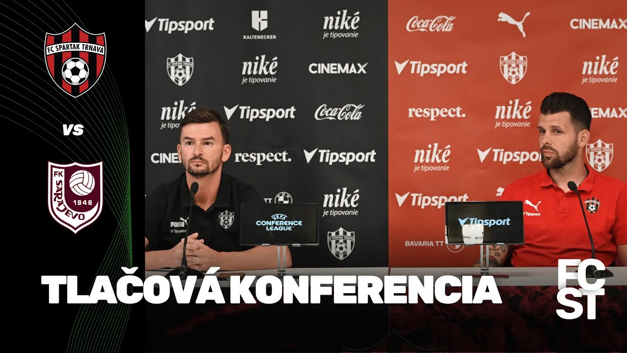 Tlačová konferencia | Michal Gašparík a Michal Ďuriš pred odvetou s FK Sarajevo