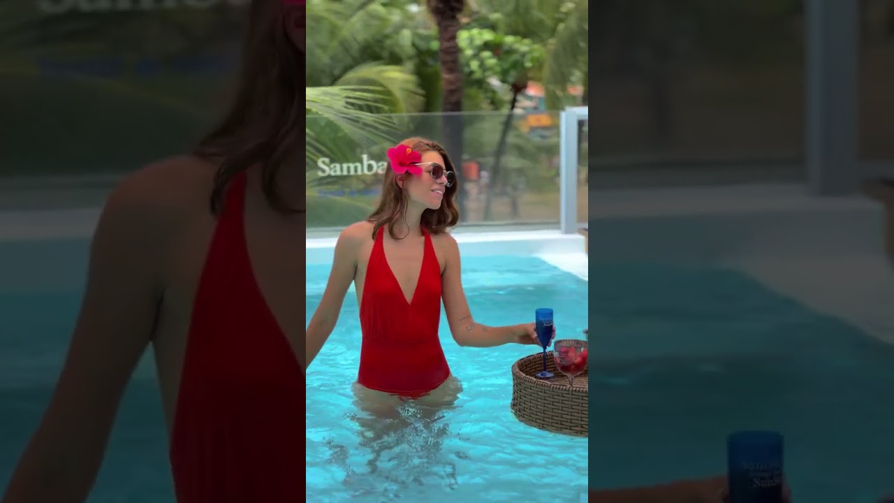 Piscina aquecida com vista para Morro de São Paulo