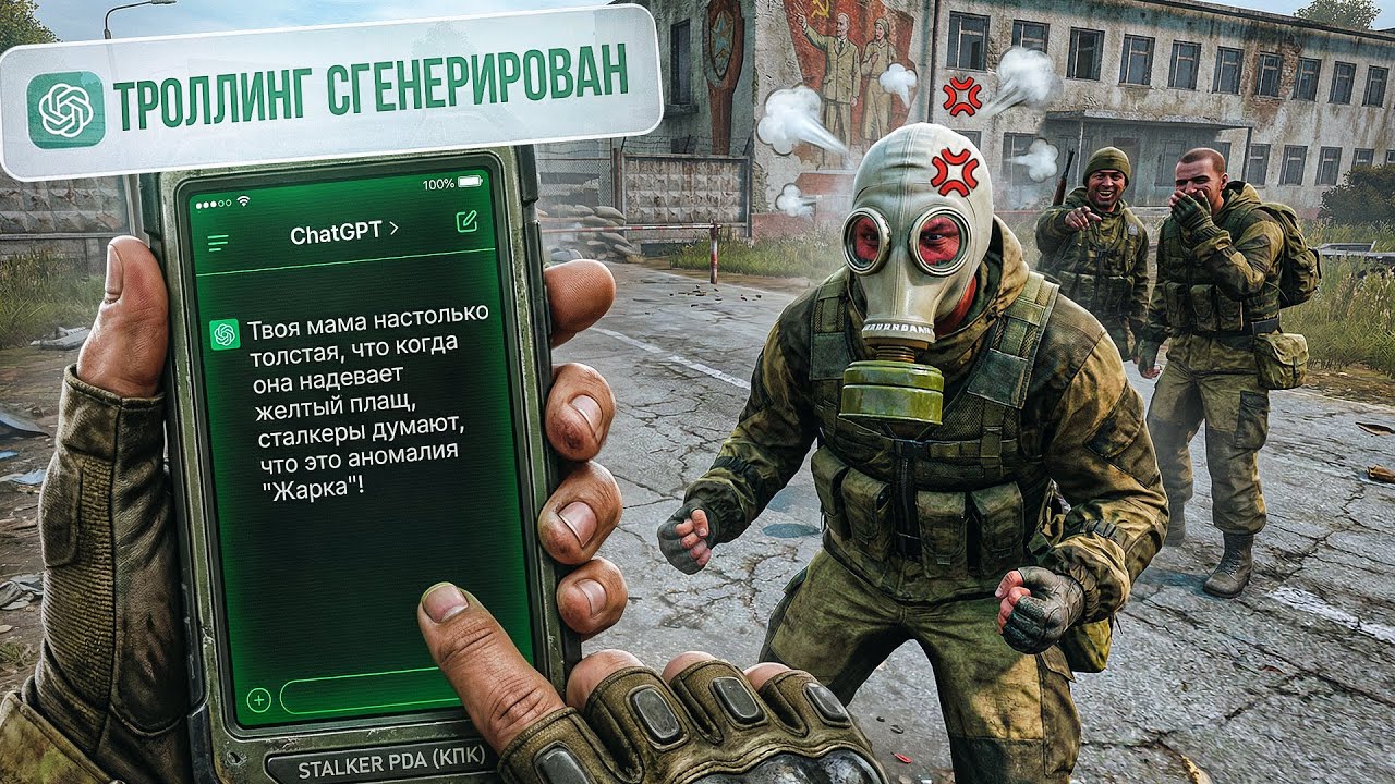 Прожариваю Сталкеров с Помощью Нейронки [DayZ STALKER RP]