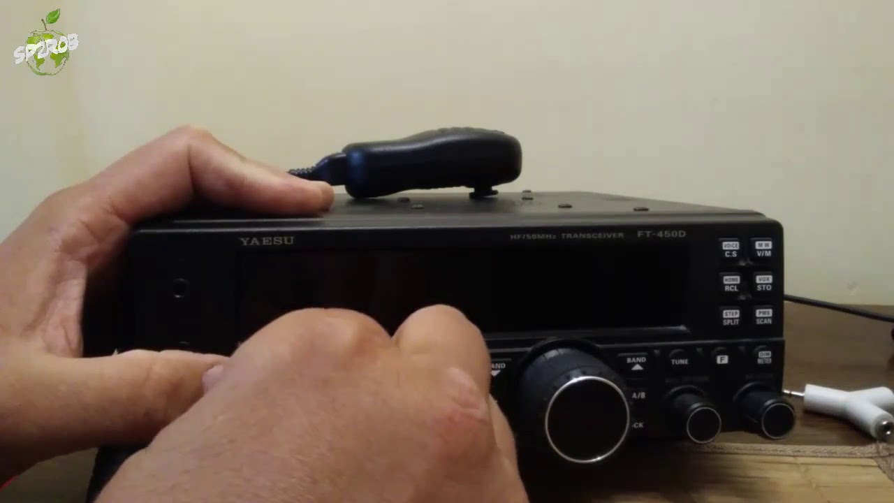 Yaesu FT-450D Rozblokowanie skrzynki antenowej.