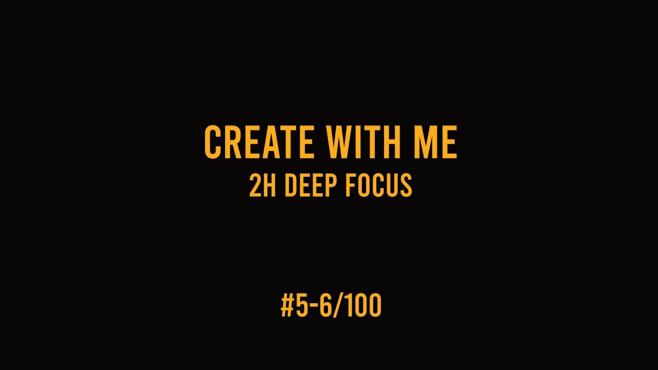 Create with Me - 2h Deep Focus | Merch Scaling Winning Designs (#5-6/100)