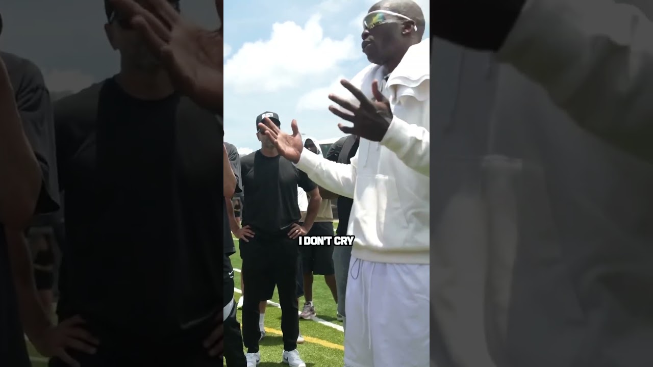 OCHOCINCO GETS EMOTIONAL DURING HIS FOOTBALL CAMP. #NFL #CLUBSHASHA #NIGHTCAP #FOOTBALL #WIDERECIVER