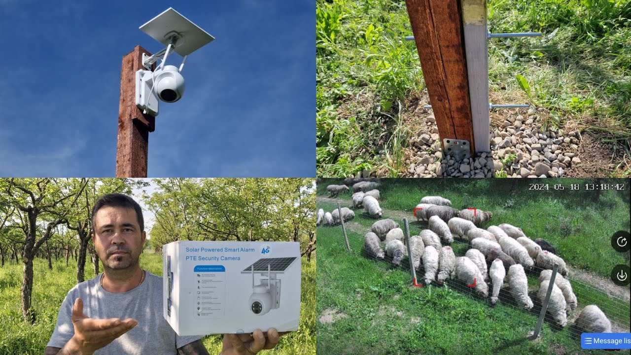 Totul despre camera de supraveghere cu panou solar și cartelă SIM.