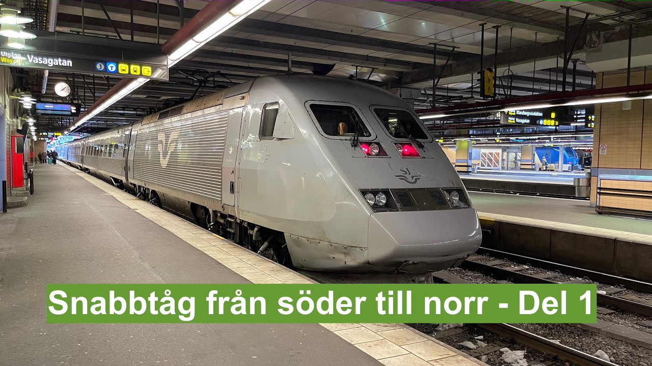 X2000 till huvudstaden | Snabbtåg från söder till norr - Del 1