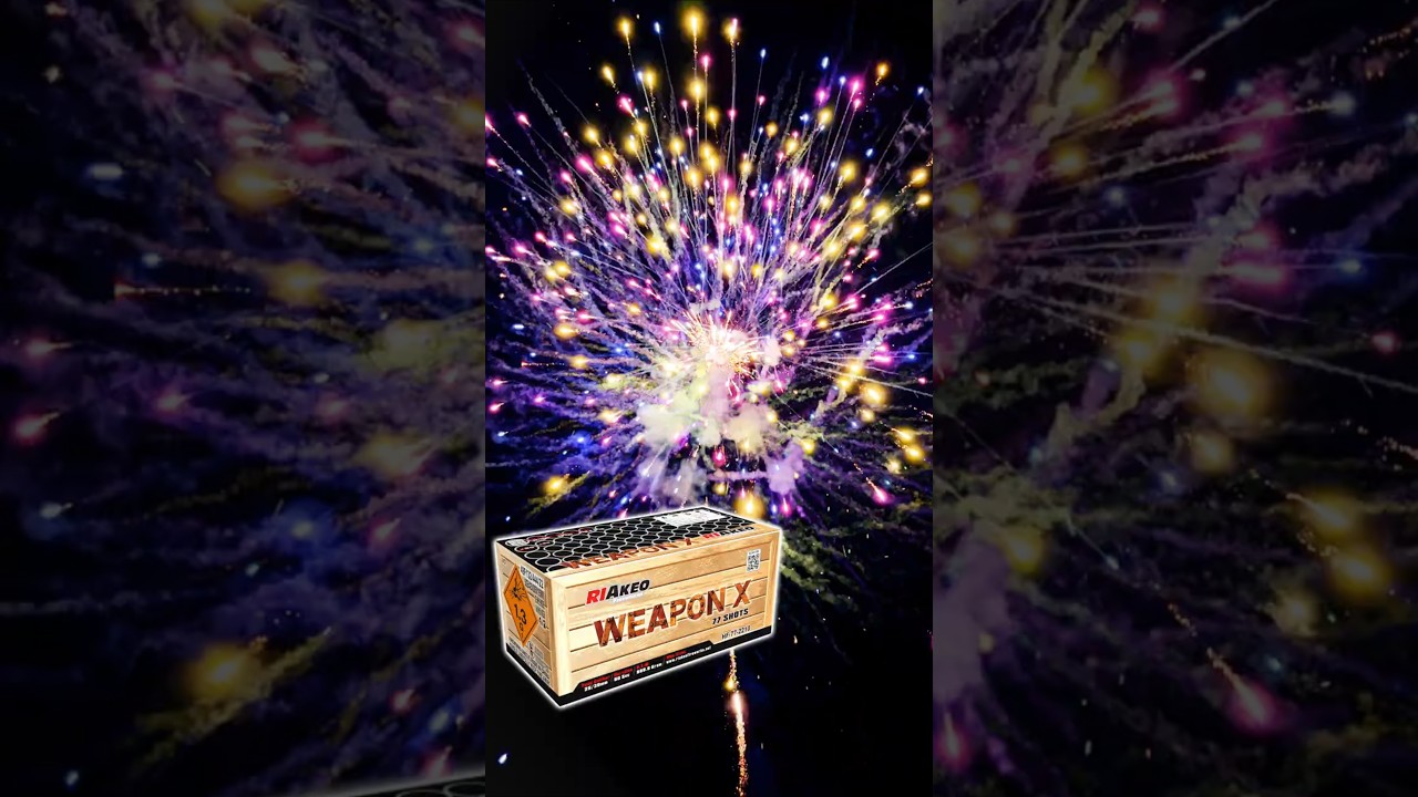 WEAPON X ➡️ F2 1.3G➡️ HF-77-2210 #fireworks #riakeo
