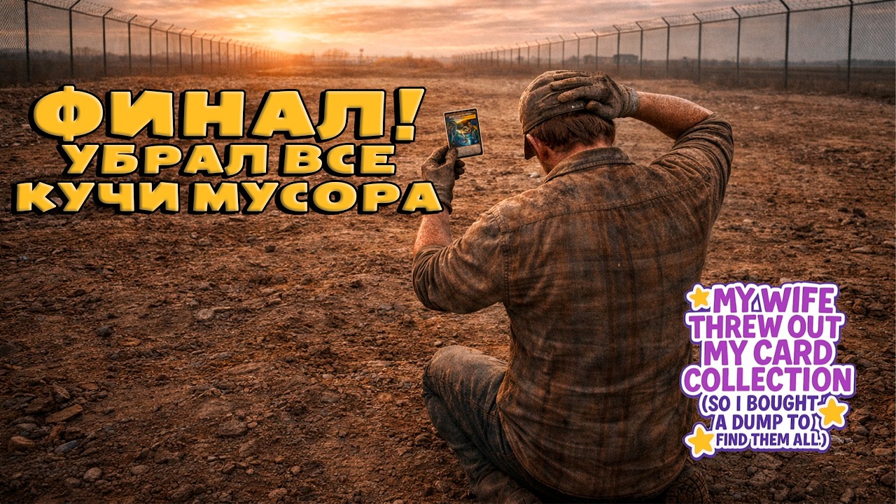 ФИНАЛ... Я УБРАЛ ВСЕ КУЧИ, КОНЦОВКА УБИЛА!!! | My Wife Threw Out My Card Collection (Серия 4)