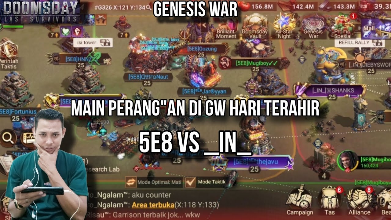 Genesis war kalah menang udh biasa yg penting perang