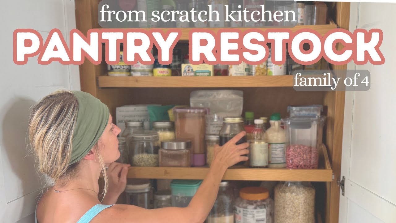 How I Stock a Whole Food Pantry | Bulk Buying & Preparedness as a Homemaker #pantrystaples