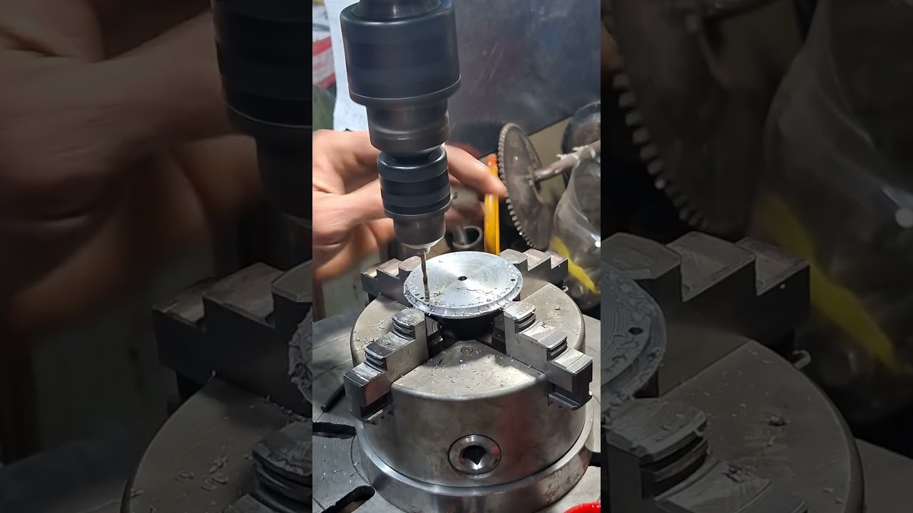 Chế bánh răng máy phát điện trung hoa vì ko có đồ thay
