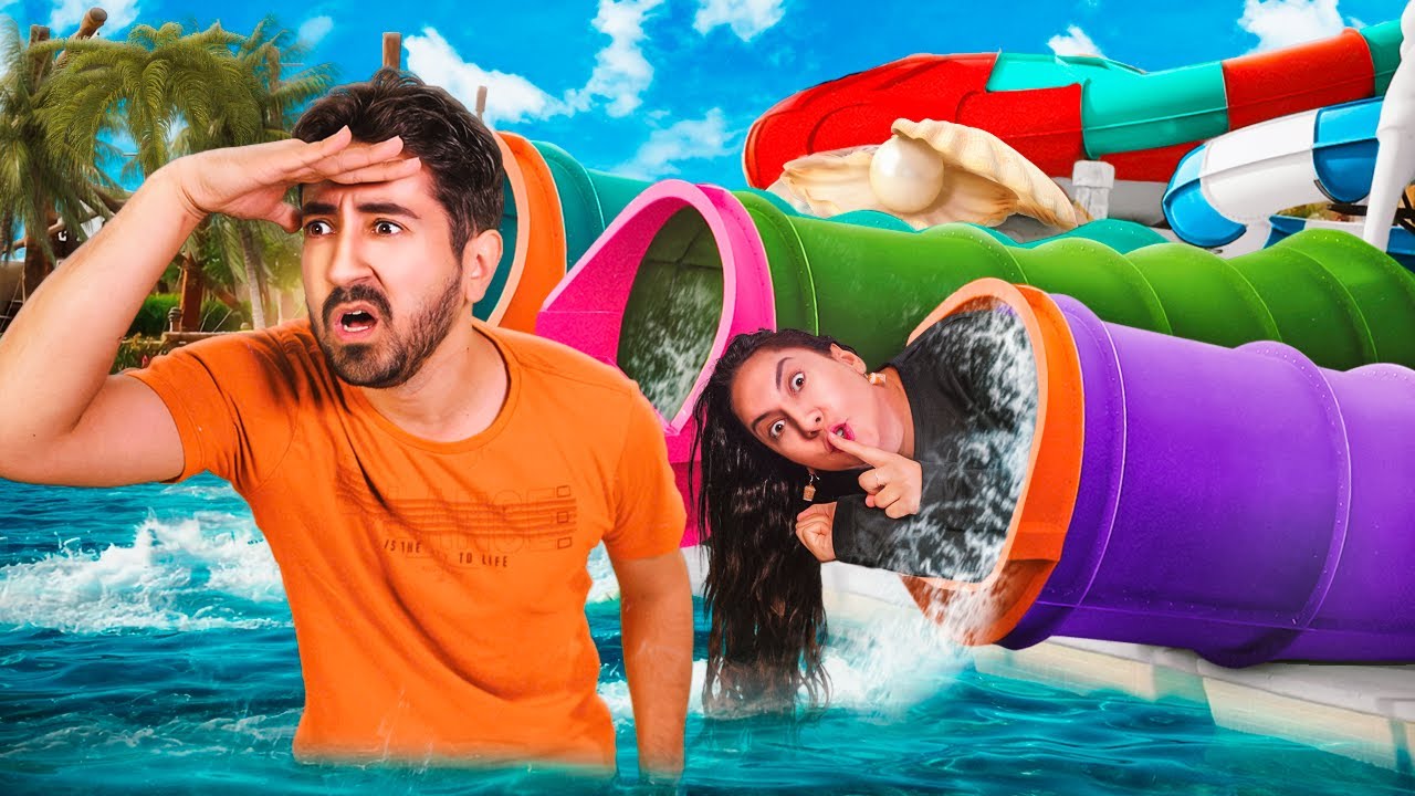 ESCONDE ESCONDE NO PARQUE AQUÁTICO *muito extremo*