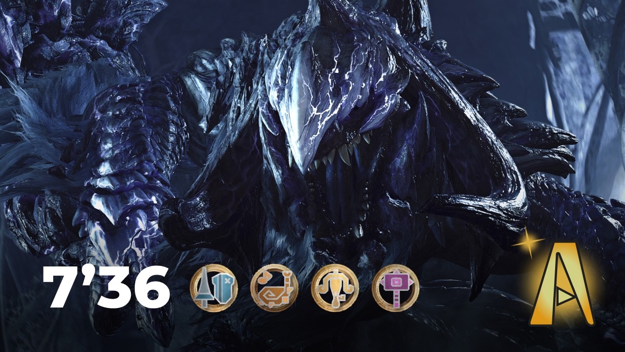 MH Wilds |  Free Challenge Quest: Arch Tempered Arkveld | 4P | 7'36 | PS5 Pro + PC