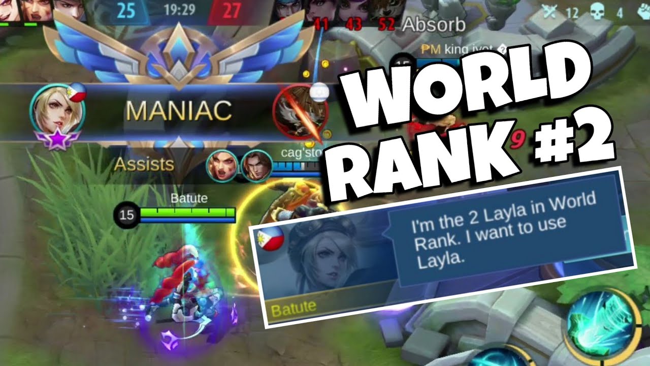 Я вторая Лейла в мировом рейтинге. | Mobile Legends: Bang Bang