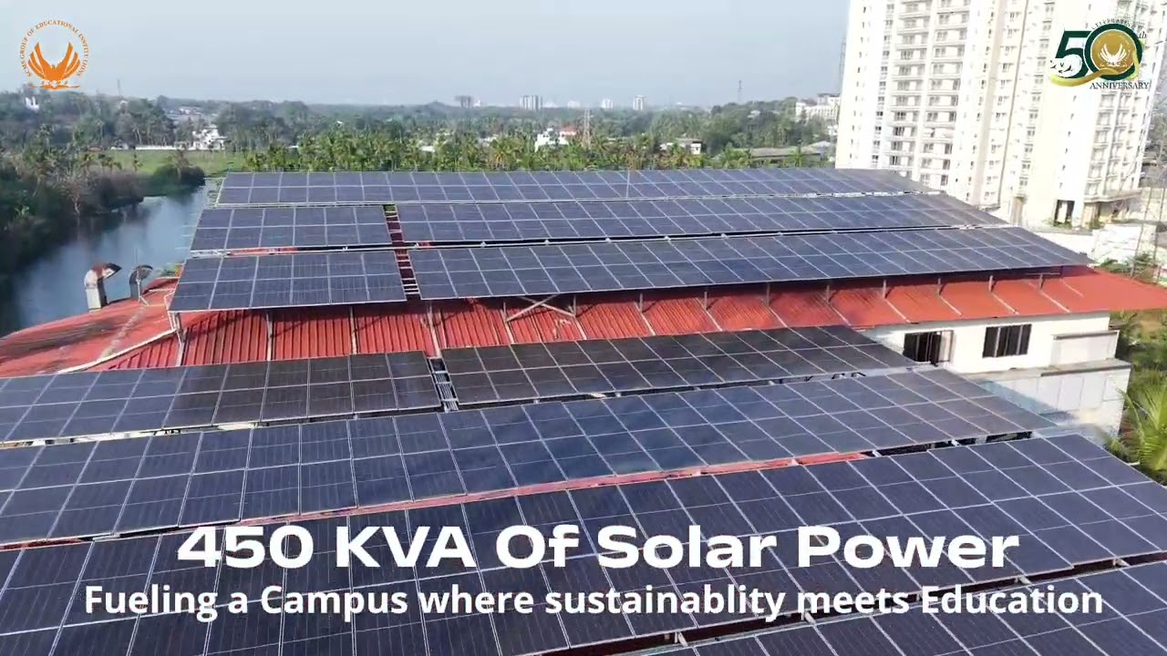 Powering the Future: SCMS Cochin Unveils 450 kWp Solar-Powered Green Campus