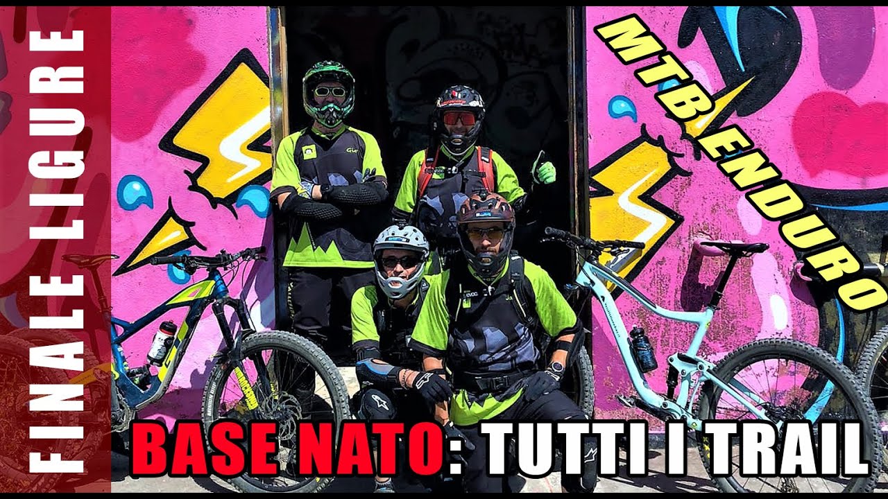 FINALE LIGURE Enduro Part 2, i 5 trail della BASE NATO: 115, H, madre natura, base nato, ingegnere.