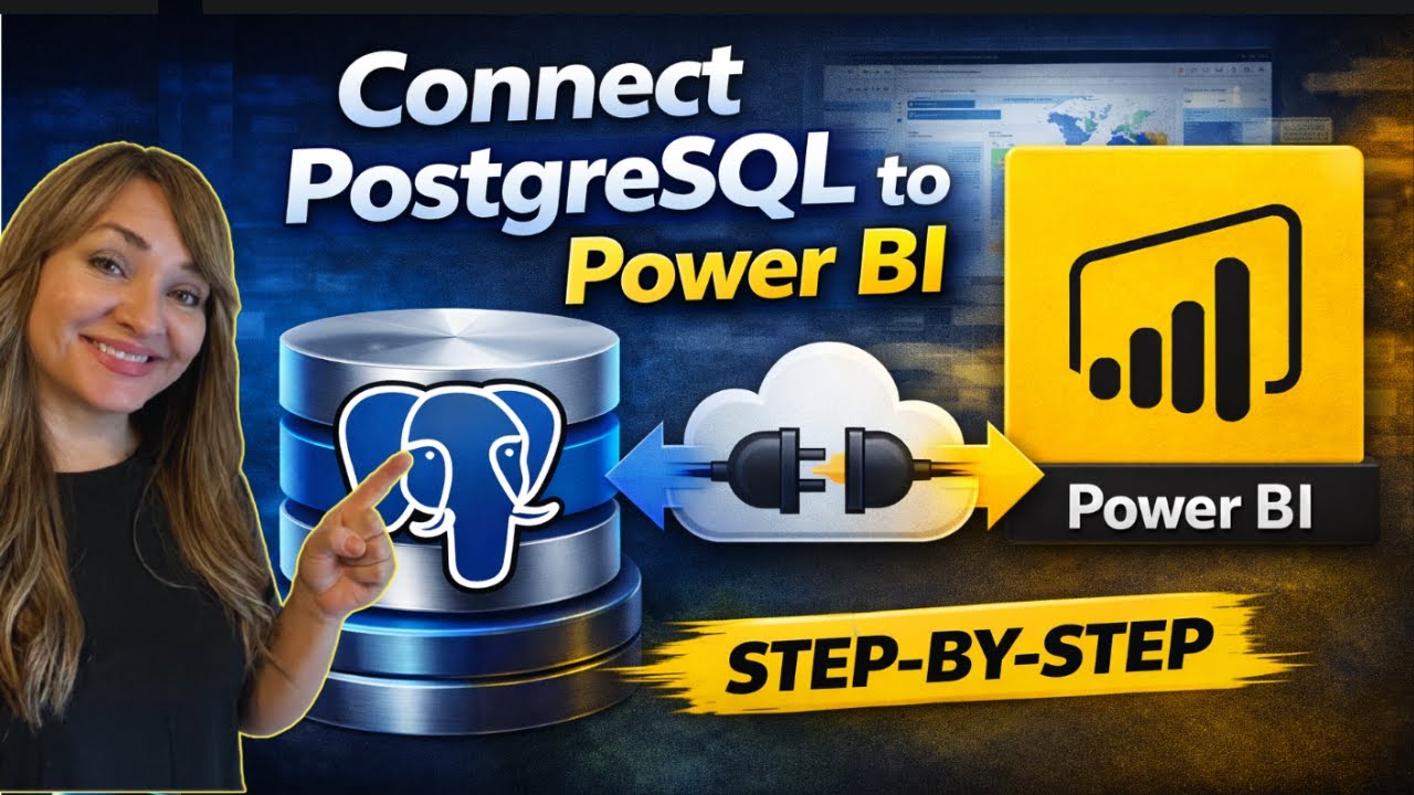 Подключение PostgreSQL к Power BI (пошаговая инструкция) | Реальный рабочий процесс работы с база...