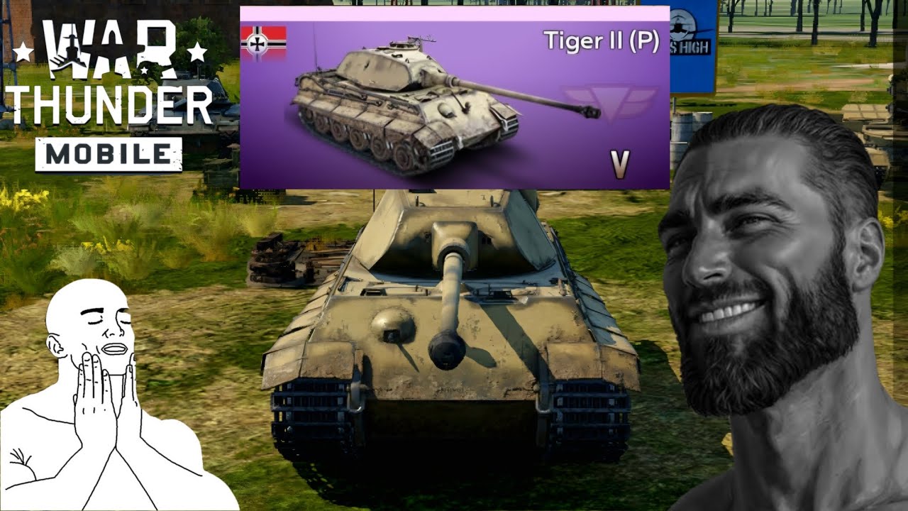 Tiger 2 (P) ASMR - War Thunder Mobile